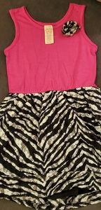 Girls Zebra Dress